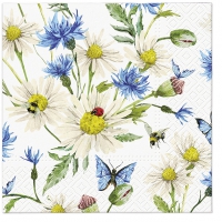餐巾33x33厘米 - Ladybird in Daisies