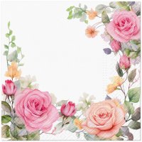 Napkins 33x33 cm - Gentle Bloom