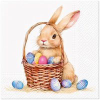 Napkins 33x33 cm - Subtle bunny