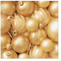 Tovaglioli 33x33 cm - Christmas celebrations baubles