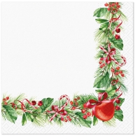 餐巾33x33厘米 - Christmas branches decor