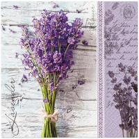 Servietten 33x33 cm - Lavender Bouquet
