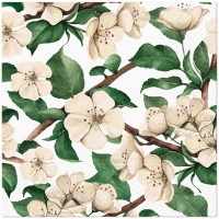 Serviettes 33x33 cm - Apple Blossoms