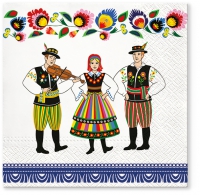 餐巾33x33厘米 - Folk Celebration