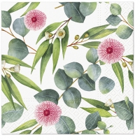 Serviettes 33x33 cm - Leaves of Eucalyptus