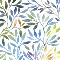 Napkins 24x24 cm - Willow leaves