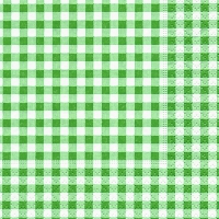 Napkins 24x24 cm - New Vichy forest green