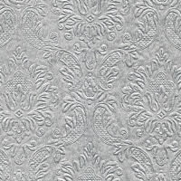 Napkins 24x24 cm - Moments Ornament silver