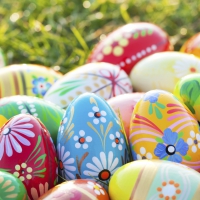 Serviettes 24x24 cm - Vibrant Eggs