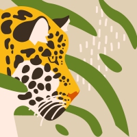餐巾33x33厘米 - Amur Leopard