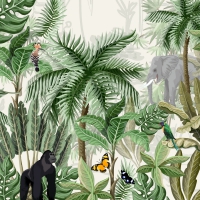 Serviettes 33x33 cm - Rainforest