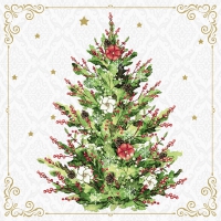 Салфетки 33x33 см - Christmas Tree