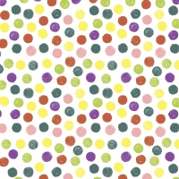 Napkins 33x33 cm - Playful dots