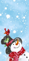Handkerchiefs - Happy snowman