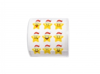 printed toilet paper - Topi Santa Stars