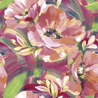 餐巾33x33厘米 - Vivid flowers