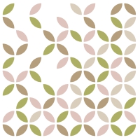Servilletas 33x33 cm - Abstract Eco Leaf