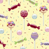 Napkins 33x33 cm - Party Candy