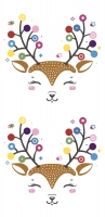 Zakdoeken - Colourful Deer