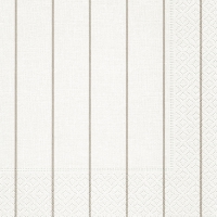 Serviettes 33x33 cm - Home white/ beige