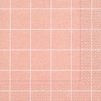 Serviettes 33x33 cm - Home square rosé
