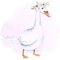 Салфетки 33x33 см - Cute Goose