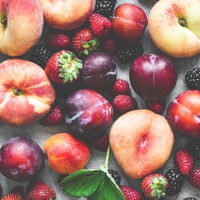 Napkins 33x33 cm - Red Fruits