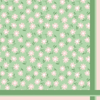 Serviettes 33x33 cm - Ditsy green