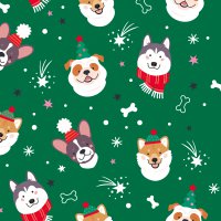 Servietten 33x33 cm - Merry Paws