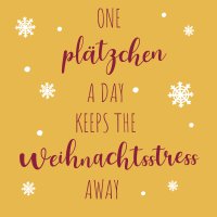 Servietten 33x33 cm - One Plätzchen