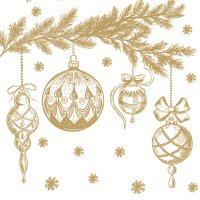 Servietten 33x33 cm - Bauble symphony