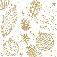 Servilletas 24x24 cm - Bauble symphony