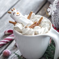 Napkins 33x33 cm - Marshmallow man