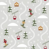 餐巾33x33厘米 - Ski slope