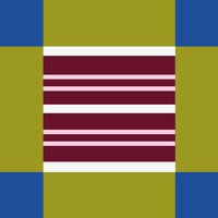 Serviettes 33x33 cm - Blockscape green