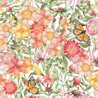 Servilletas 24x24 cm - Sunlit blooms