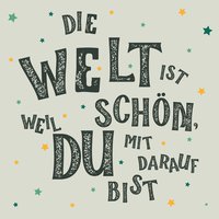 餐巾33x33厘米 - Die Welt