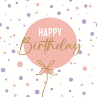 餐巾33x33厘米 - B-day ballon pink