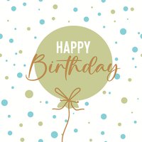 餐巾33x33厘米 - B-day ballon green