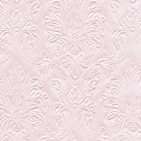 Napkins 33x33 cm - Moments Ornament soft pink