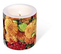 decorative candle - Candle Flowers & fruits