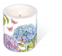 vela decorativa - Candle Gentle hydrangea