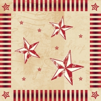 100 napkins 33x33 cm - Star Shine