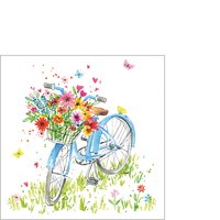 Serviettes 25x25 cm - Ride my Bike 