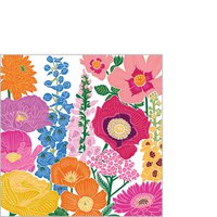 Servietten 25x25 cm - Flower Flash