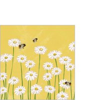 Napkins 25x25 cm - Bees & Flowers
