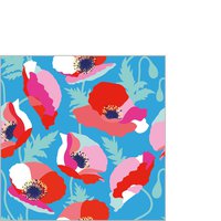 Napkins 25x25 cm - Toshiba blue