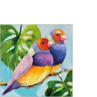 餐巾25x25厘米 - Conversation tropicale
