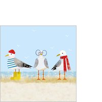 Napkins 25x25 cm - Sassy Seagulls