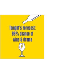 Napkins 25x25 cm - Wine & Drama